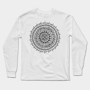 Circles Pattern Long Sleeve T-Shirt